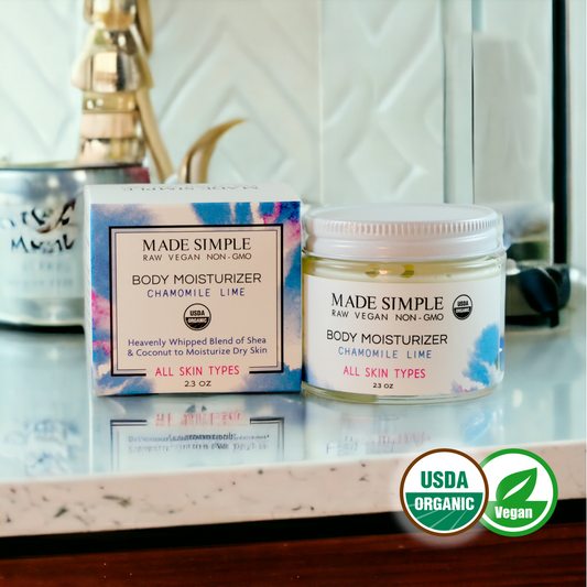 Chamomile Lime Moisturizer - Certified Organic, Vegan & Cruelty-free