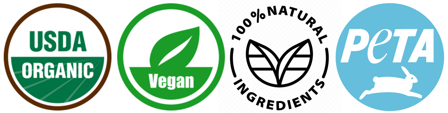 Argan Geranium Face Serum for Dry Skin - Certified Organic. Vegan & Cruelty-free